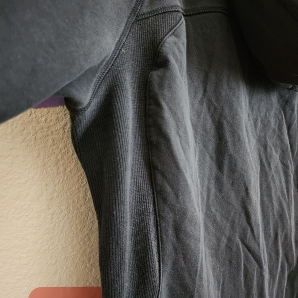 Lululemon Scuba Full Zip Hoodie Vintage Older Model Size 10 Black - Picture 7 of 7